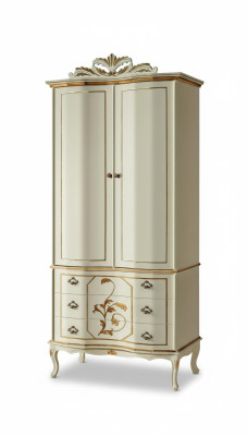 Armoire à vêtements en bois Style baroque rococo Meubles de chambre classiques Armoires neuves