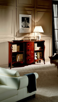 Mobilier de salon Style classique ou baroque Commode Bibliothèque en bois