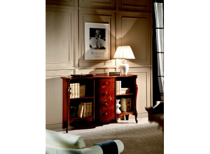 Mobilier de salon Style classique ou baroque Commode Bibliothèque en bois