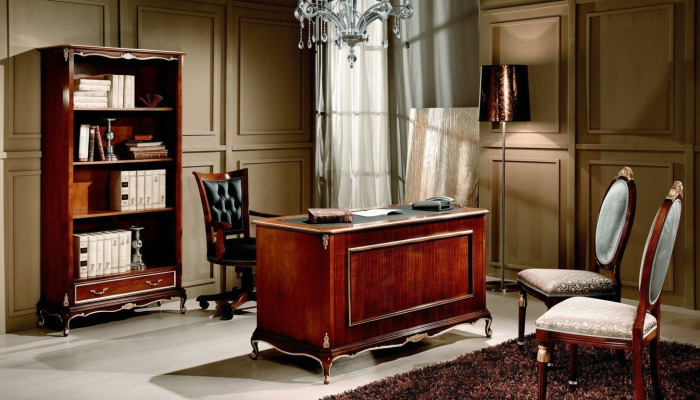Mobilier de bureau Table Bureau Mobilier de style italien Véritables bureaux en bois