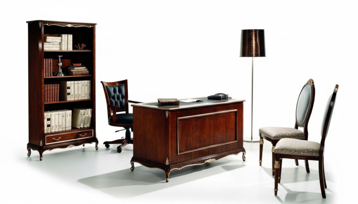 Mobilier de bureau Table Bureau Mobilier de style italien Véritables bureaux en bois