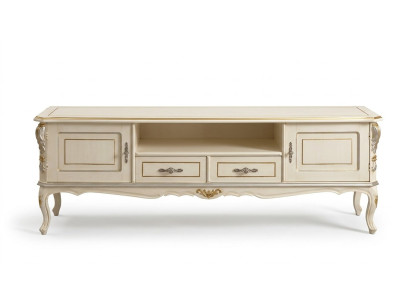 Meuble TV bas Meuble TV Meuble de luxe Table Armoire Salon Bois Meubles Classique Bahut bas