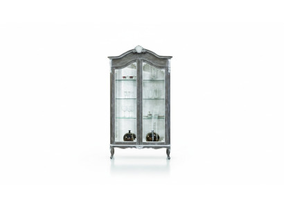 Meubles Design de style classique Vitrine de salon Armoires Armoire en verre Étagère Armoires neuves