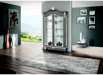 Meubles Design de style classique Vitrine de salon Armoires Armoire en verre Étagère Armoires neuves
