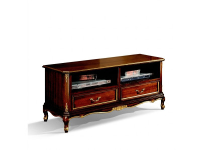 Buffet classique pour télévision Bas TV Armoire Table de salon de luxe en bois Mobilier neuf