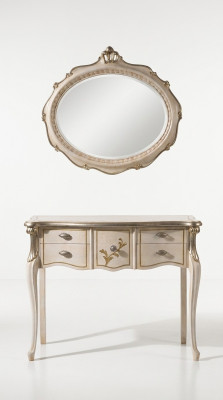 Style de meubles Console baroque Table murale Table Vaisselier Classique Bois massif