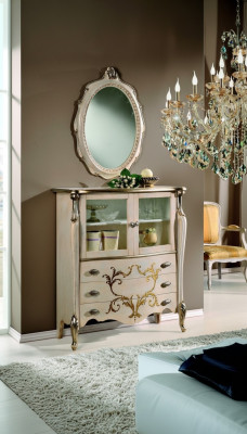 Commode Buffet Armoire Étagères Mobilier italien Baroque Rococo Étagères Armoires