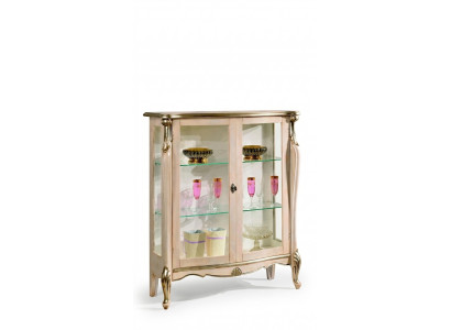 Meubles en bois Style baroque Vitrine Vitrine Armoire Commode Armoires Italien
