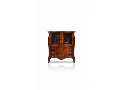 Meubles luxueux en bois, verre de style baroque Armoire Commode Armoires Designer