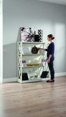 Étagère classique style baroque pour livres design italien