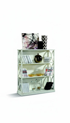 Étagère classique style baroque pour livres design italien