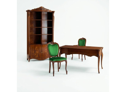 Mobilier de style italien pour bureau Ensemble de bureau Table Chaise Fauteuil 3 pièces.