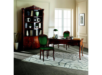 Mobilier de style italien pour bureau Ensemble de bureau Table Chaise Fauteuil 3 pièces.