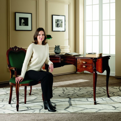 Meubles en bois classiques italiens de luxe Design de bureau Mobilier de bureau