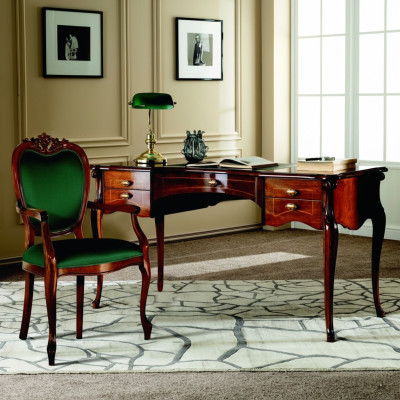 Meubles en bois classiques italiens de luxe Design de bureau Mobilier de bureau
