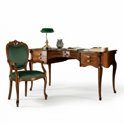 Meubles en bois classiques italiens de luxe Design de bureau Mobilier de bureau