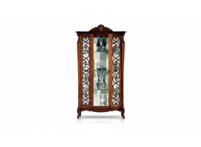 Vitrine classique Armoire de présentation Conception d'armoires Étagères Vitrine Mobilier italien neuf