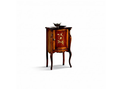 Mobilier de conception Style Baroque Commode Vitrine Bois Marron Luxe Italien