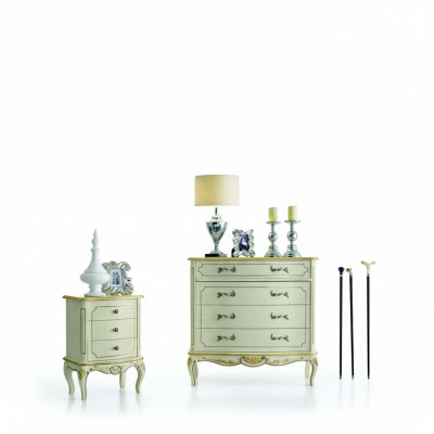 Meuble de design style classique r Luxe xxl Commode Blanc Bois Luxe Italien