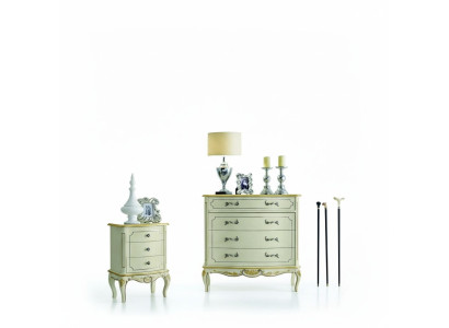 Meuble de design style classique r Luxe xxl Commode Blanc Bois Luxe Italien