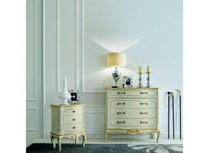 Meuble de design style classique r Luxe xxl Commode Blanc Bois Luxe Italien