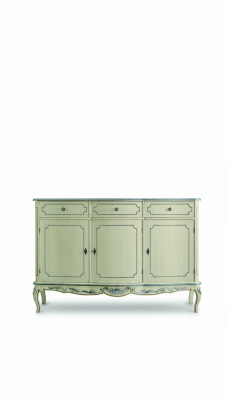 Style de meuble design classique r Commode blanche Buffet en bois italien