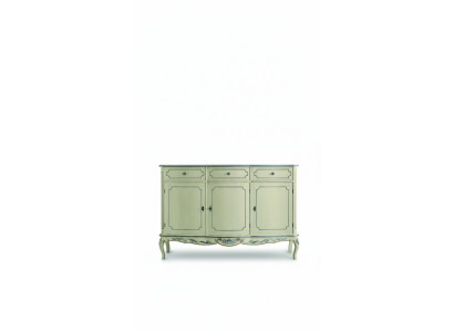 Style de meuble design classique r Commode blanche Buffet en bois italien