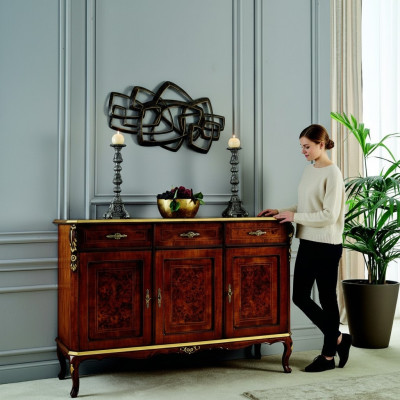 Style de meubles italien chic Commode Baroque Armoires Armoires Armoires Designer