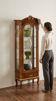 Mobilier design Style classique Vitrine Armoires de salon Mobilier de luxe Italien nouveau