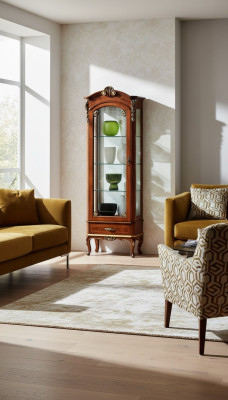 Mobilier design Style classique Vitrine Armoires de salon Mobilier de luxe Italien nouveau