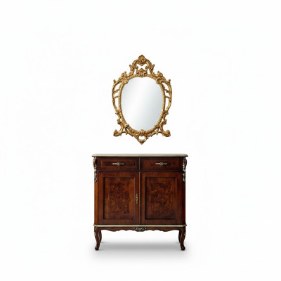 Meuble design en bois design italien Style de meuble Baroque Commode 2 pièces