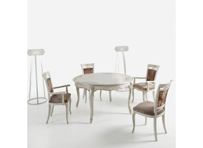 Mobilier italien Table à manger Bois Table de luxe Design Tables Salle à manger 140x79cm