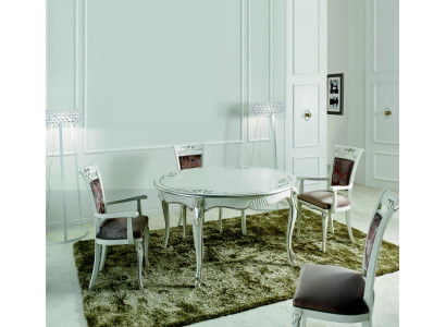 Mobilier italien Table à manger Bois Table de luxe Design Tables Salle à manger 140x79cm