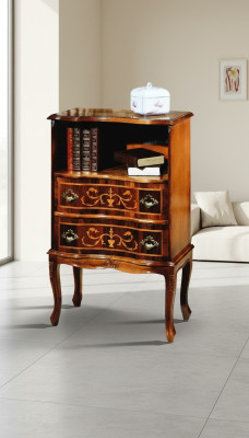 Meubles en bois de style baroque Marron Commode Armoires Designer Meubles italiens