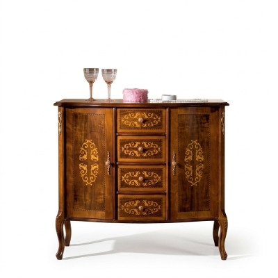 Meubles de style italien Meubles de luxe, tables de console, meuble TV Marron Commode de style baroque Style antique neuf