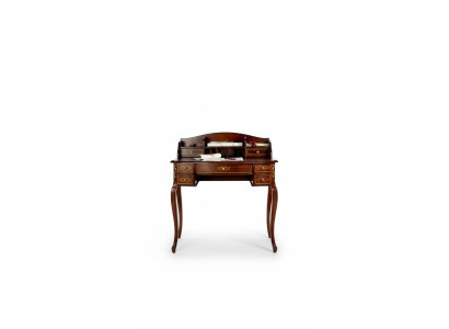 Secrétaire de meuble Antique de style baroque de luxe Table de bureau Commode en bois