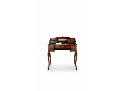 Secrétaire de meuble Antique de style baroque de luxe Table de bureau Commode en bois