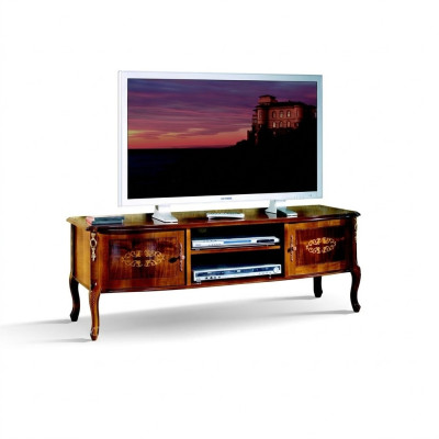 Meuble TV bas TV Armoire Table Salon Bois Meubles Style Baroque
