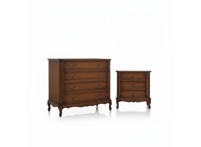 Meuble de design Style Baroque Grande Commode Marron Mobilier de luxe italien neuf
