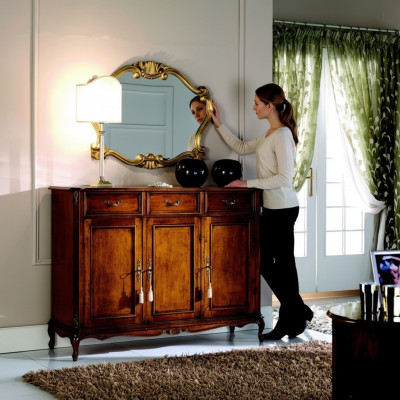 Style de mobilier italien Commode baroque Armoire Armoires de luxe Design