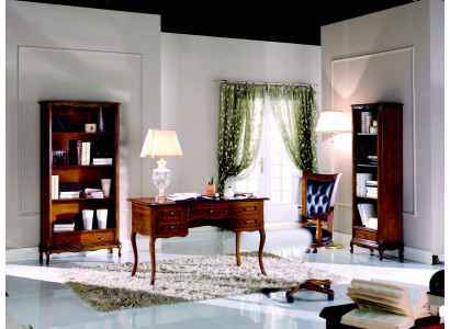 Meubles en bois classiques italiens Bureau de luxe Style de mobilier de bureau