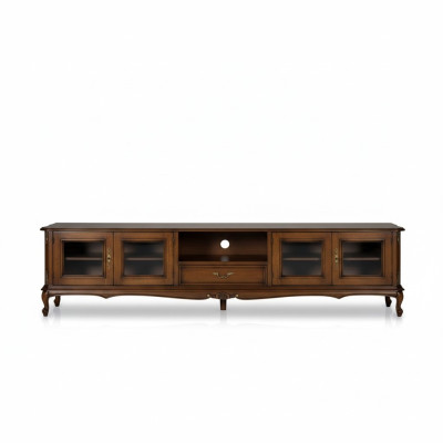 Buffet TV de luxe Armoire TV Armoire TV Design Meuble italien Salon Bois Style baroque