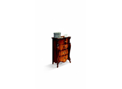 Style Baroque Mobilier Design Italien Commode Armoire Marron Luxe Jupe en Bois Nouvelle