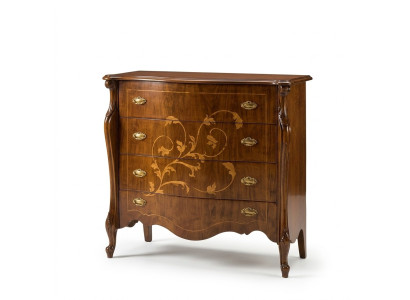 Meuble de rangement Design italien Commode Buffet en bois de luxe Marron Style design de meuble