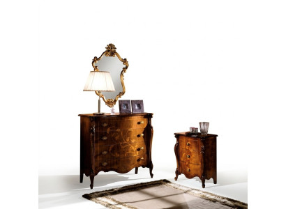 Meuble en bois de style italien de luxe de couleur brun Design commode Commode