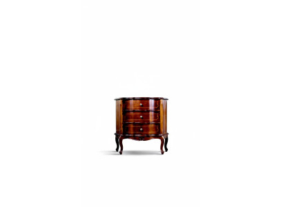Meuble de rangement italien Commode Armoire Marron Meubles en bois de luxe Style baroque