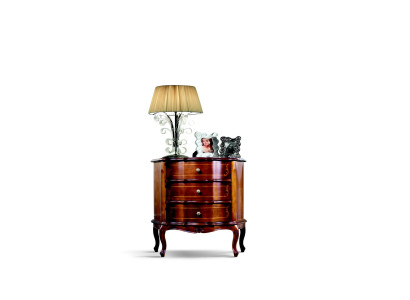 Meuble de rangement italien Commode Armoire Marron Meubles en bois de luxe Style baroque