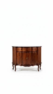 Mobilier italien Commode Armoire Marron Design Luxe Bois Style Baroque