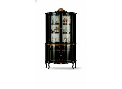 Conception Italienne Mobilier de Luxe en Bois Style Baroque Armoire Vitrine Armoire Salon nouveau