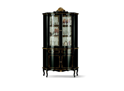 Conception Italienne Mobilier de Luxe en Bois Style Baroque Armoire Vitrine Armoire Salon nouveau